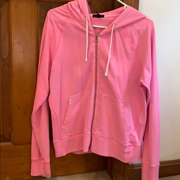 pink zip sweatshirt